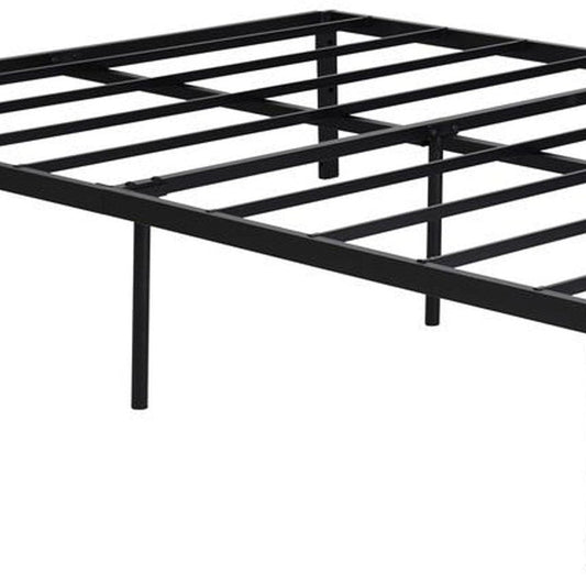Black Steel Full Bed Frame