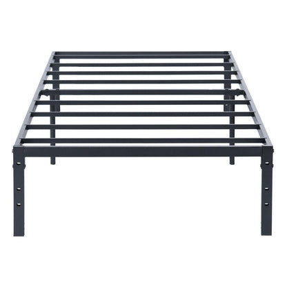 Black Steel Full Bed Frame HomeRoots