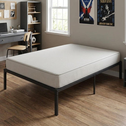 Black Steel Full Bed Frame HomeRoots