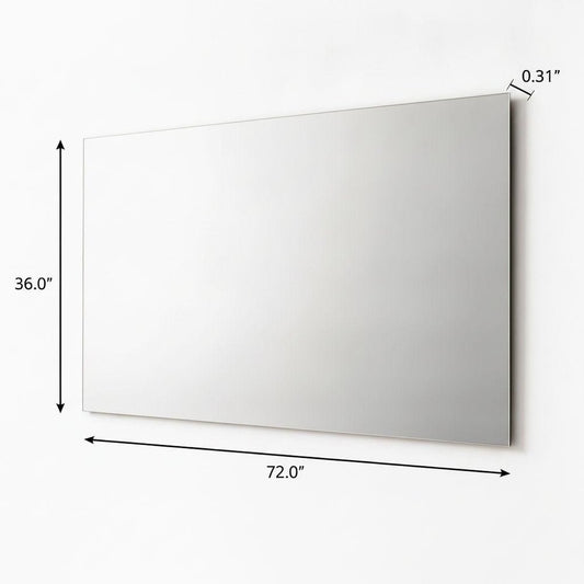 36" X 72" Frameless Full Length Mirror