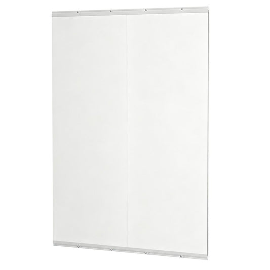 Set of Two 48" X 24" Frameless Work Out Mirrors
