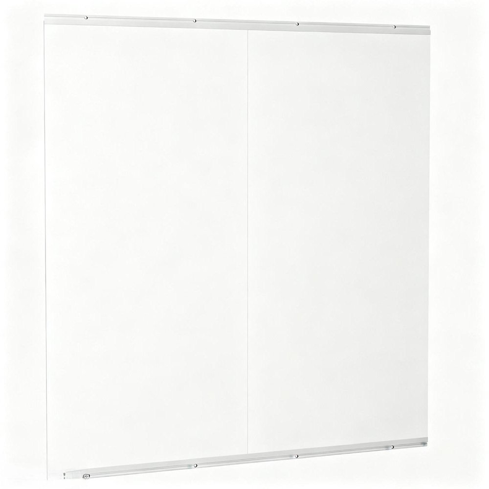 Set of Two 48" X 24" Frameless Work Out Mirrors HomeRoots