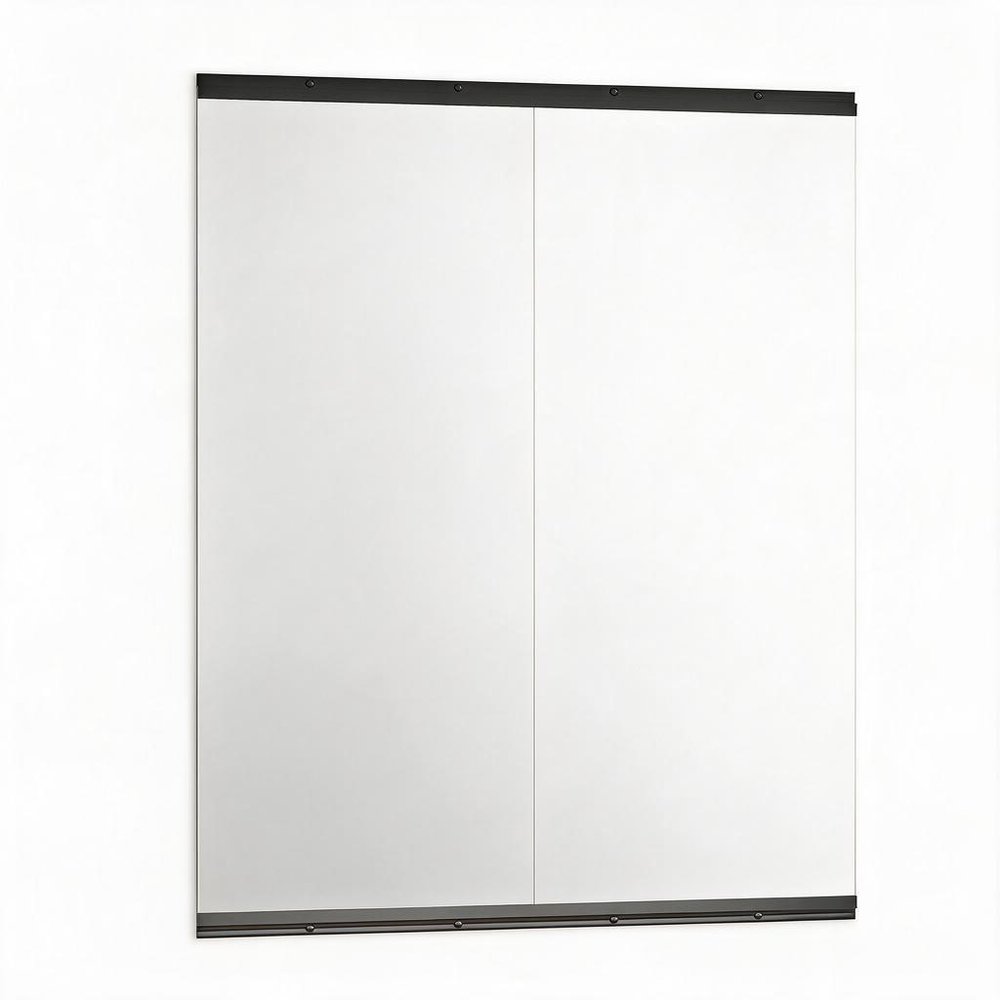 Set of Two 71" X 31" Frameless Work Out Mirrors HomeRoots