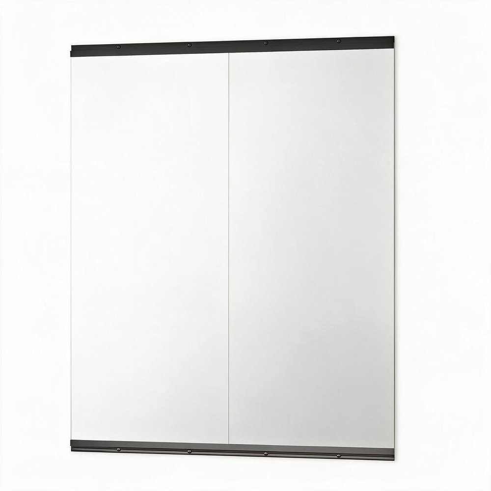 Set of Two 71" X 31" Frameless Work Out Mirrors — view 1