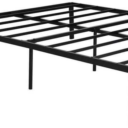 Black Steel Full Bed Frame HomeRoots