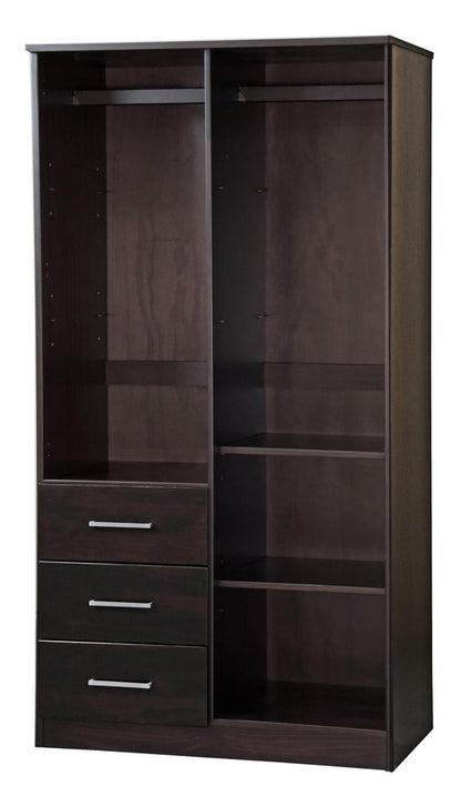 72" White Solid Wood Two Door Three Drawer Combo Dresser HomeRoots