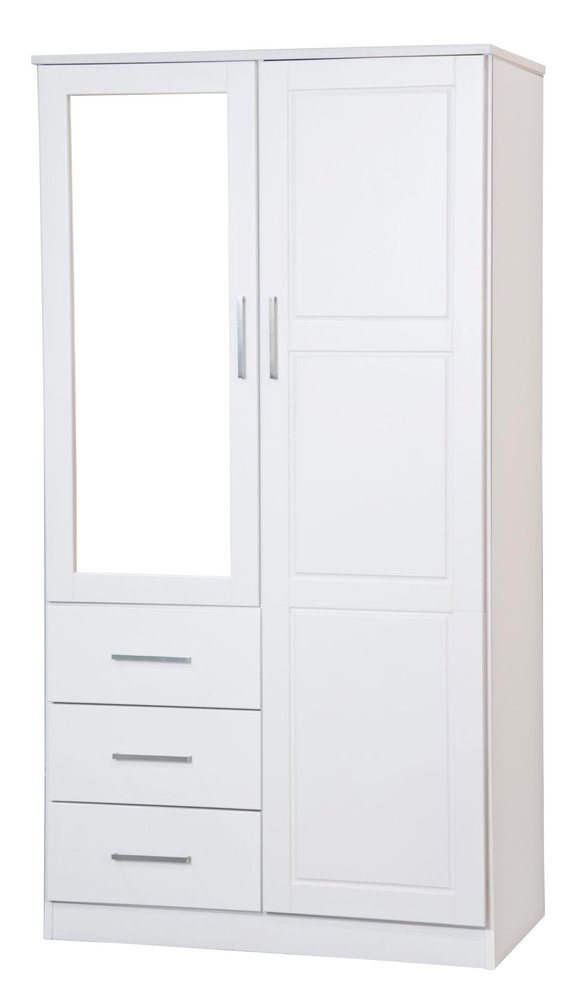 72" Coffee Solid Wood Mirrored Two Door Three Drawer Combo Dresser HomeRoots