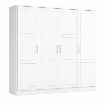 72" Gray Solid Wood Mirrored Four Door Combo Dresser HomeRoots