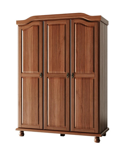 74" White Solid Wood Three Door Combo Dresser HomeRoots