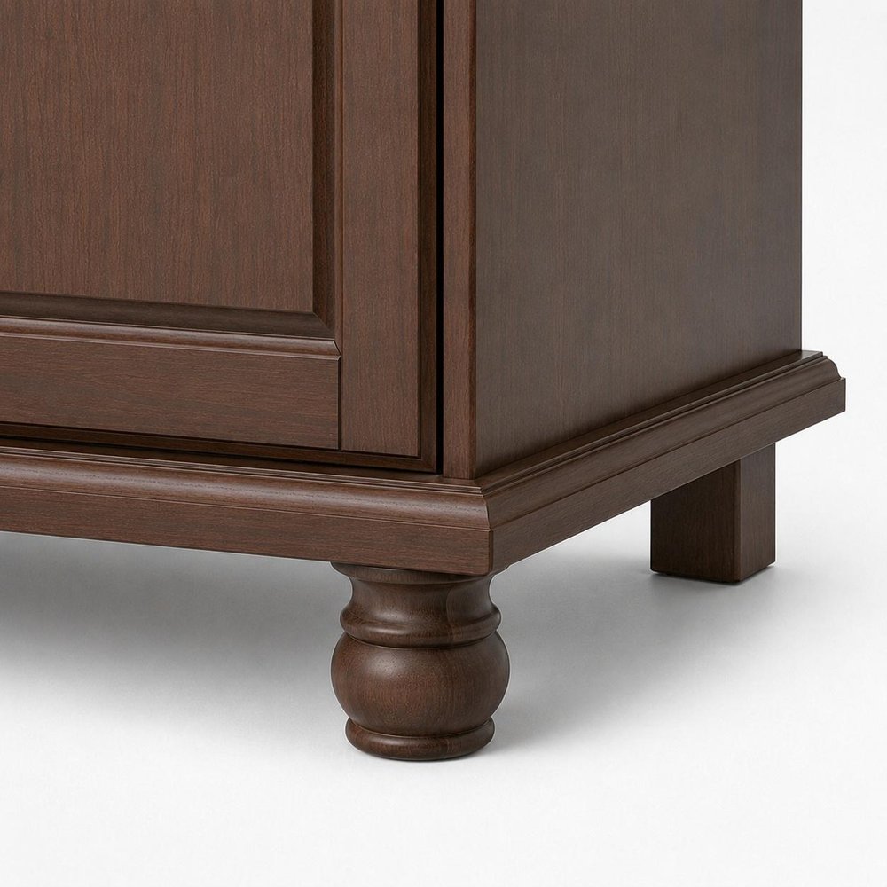 74" White Solid Wood Three Door Combo Dresser HomeRoots