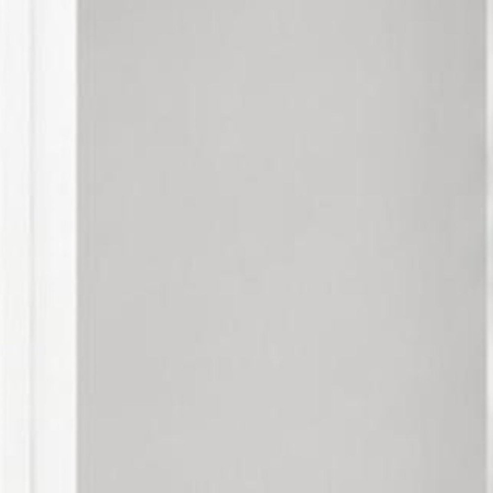 36" White Solid Wood Mirrored Two Door Armoire Wardrobe