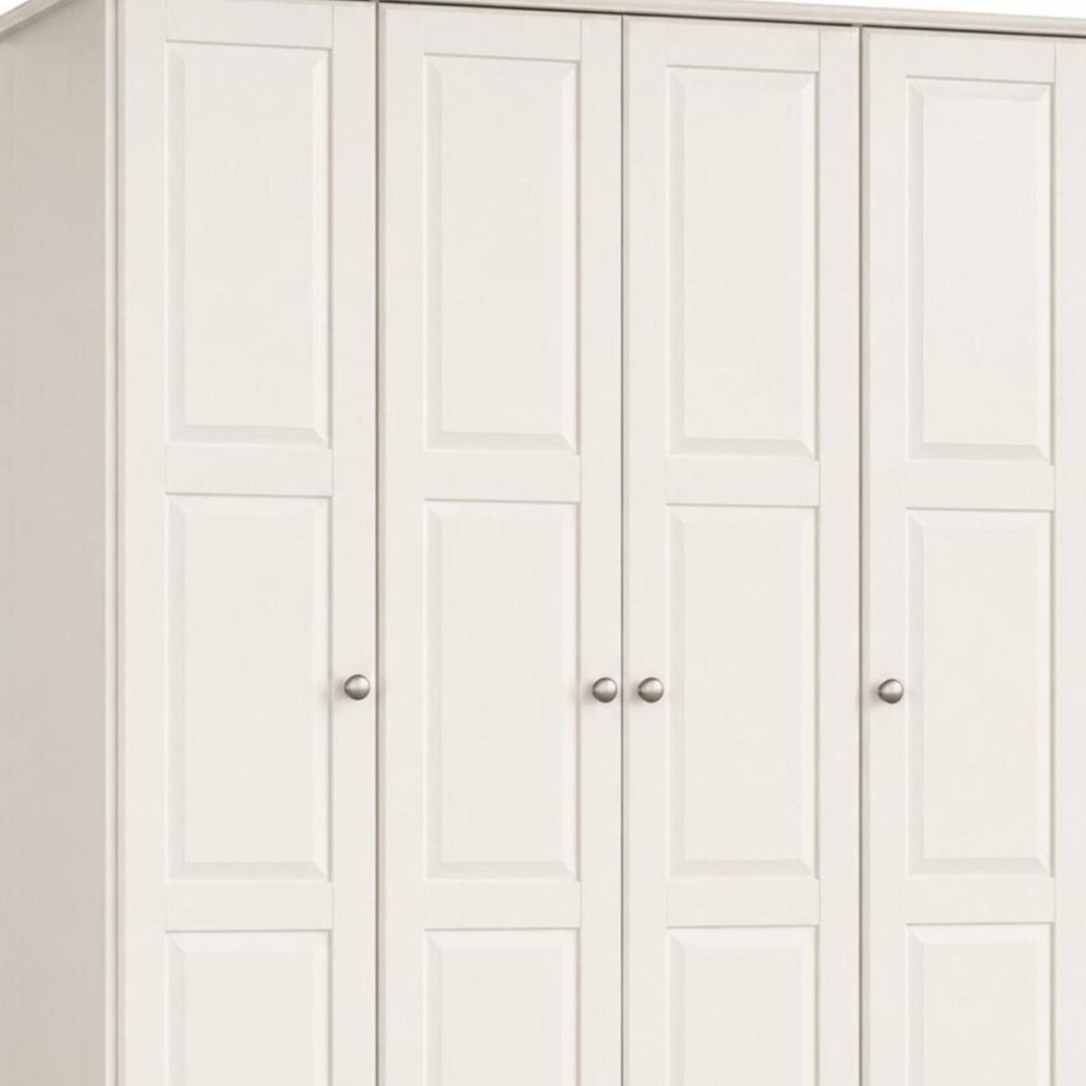 72" Coffee Solid Wood Four Door Combo Dresser HomeRoots