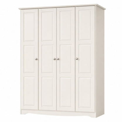 72" Coffee Solid Wood Four Door Combo Dresser HomeRoots