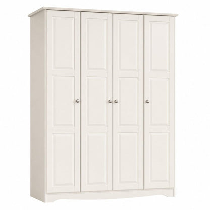 72" Coffee Solid Wood Four Door Combo Dresser HomeRoots