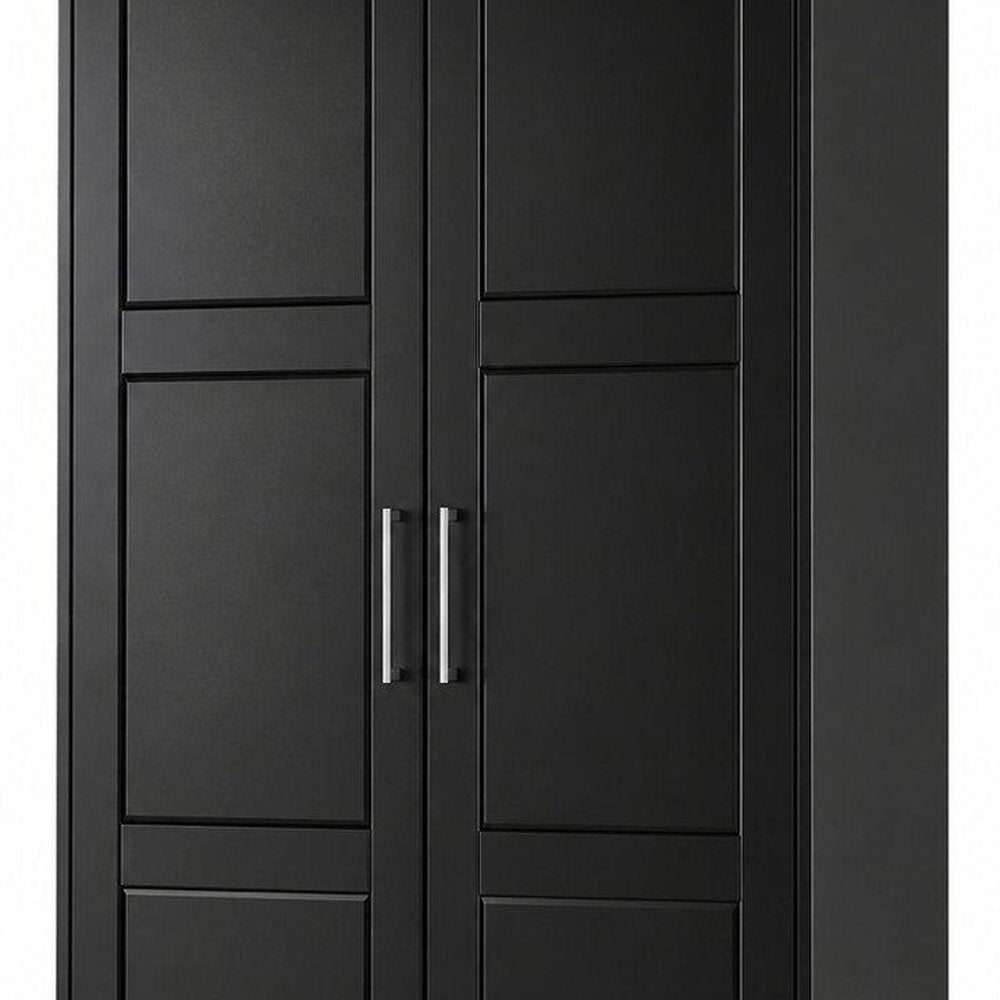 72" White Solid Wood Two Door Combo Dresser — view 15