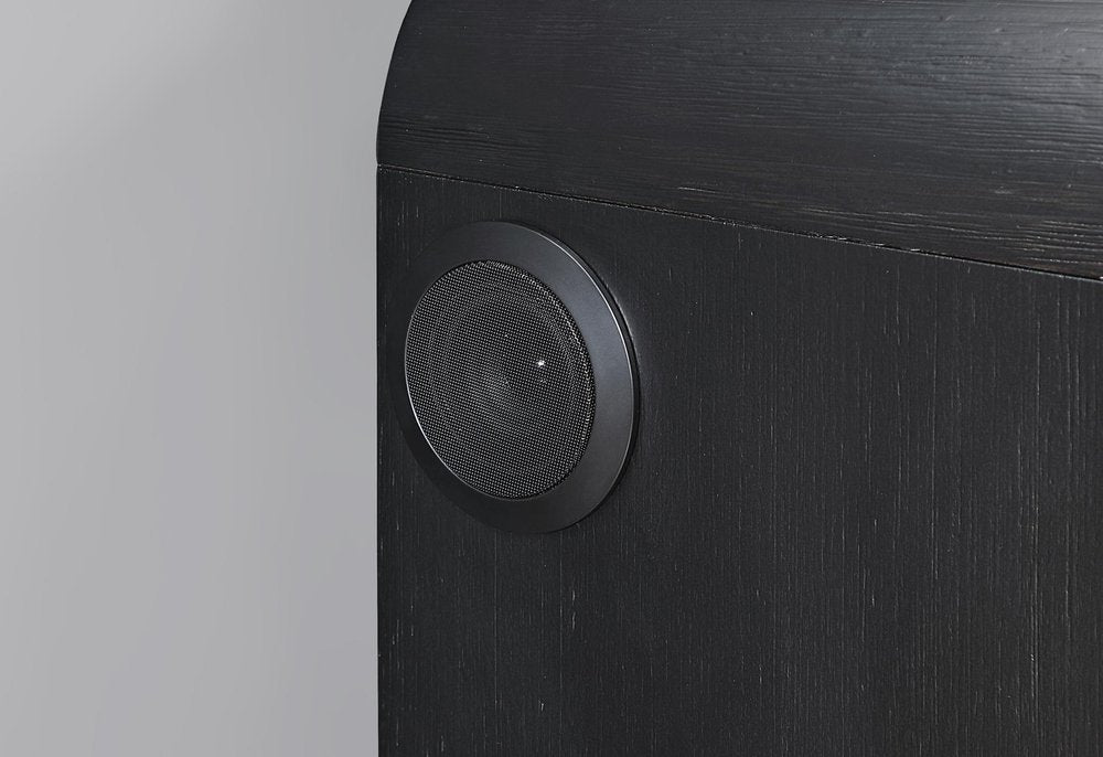 27" White And Black Wood Lighted Nightstand with USB Port and Integrated Tech HomeRoots