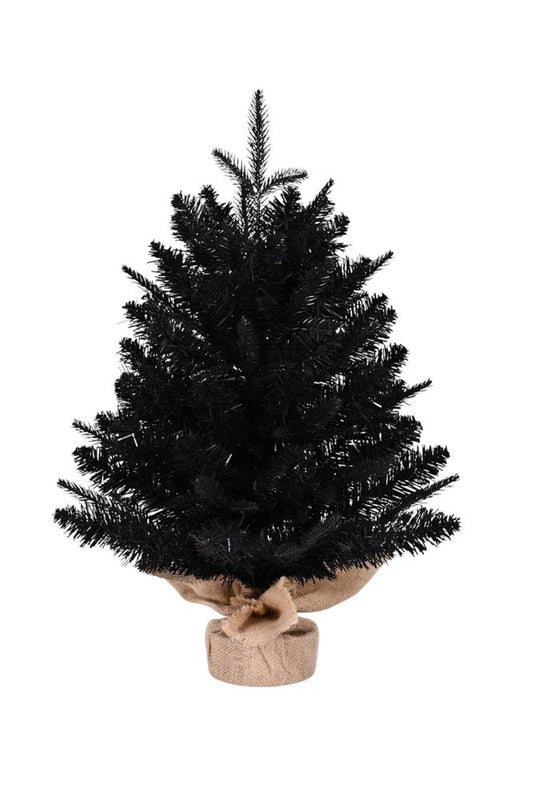 2' Black Full Fir Christmas Tree