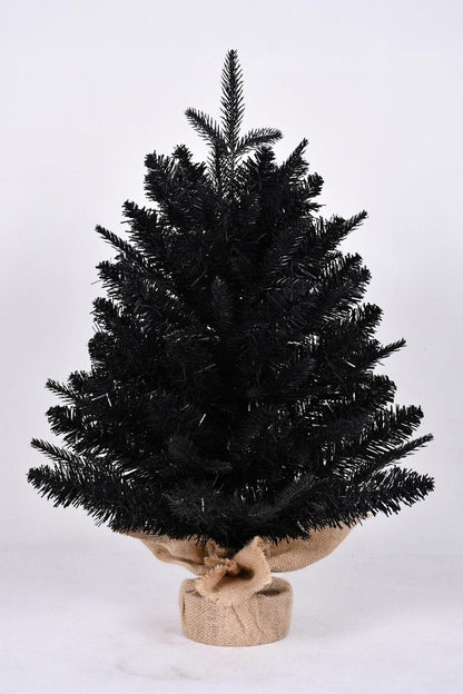 2' Black Full Fir Christmas Tree HomeRoots