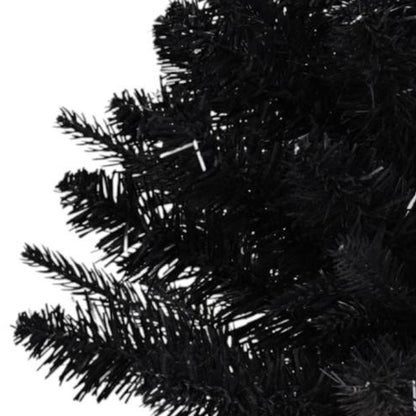 2' Black Full Fir Christmas Tree HomeRoots