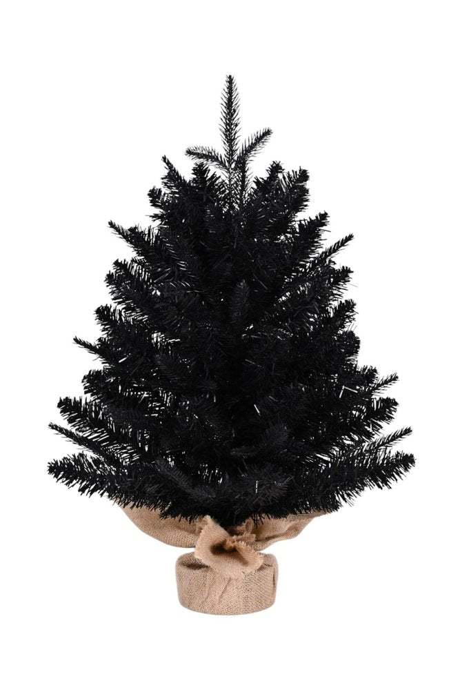 2' Black Full Fir Christmas Tree — view 8