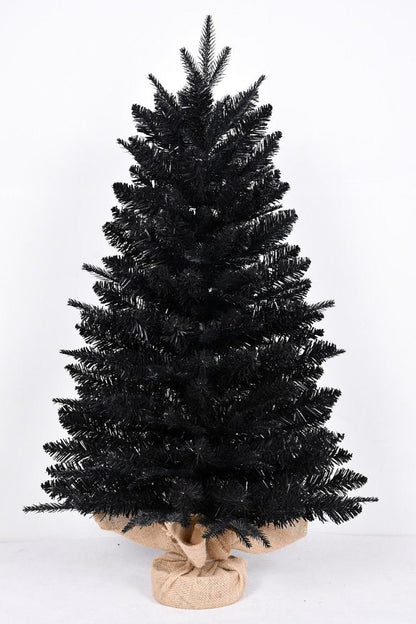 2' Black Full Fir Christmas Tree HomeRoots