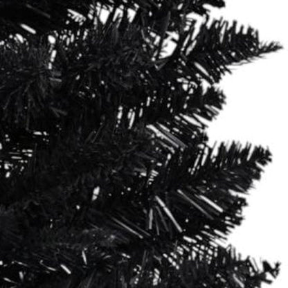 2' Black Full Fir Christmas Tree HomeRoots