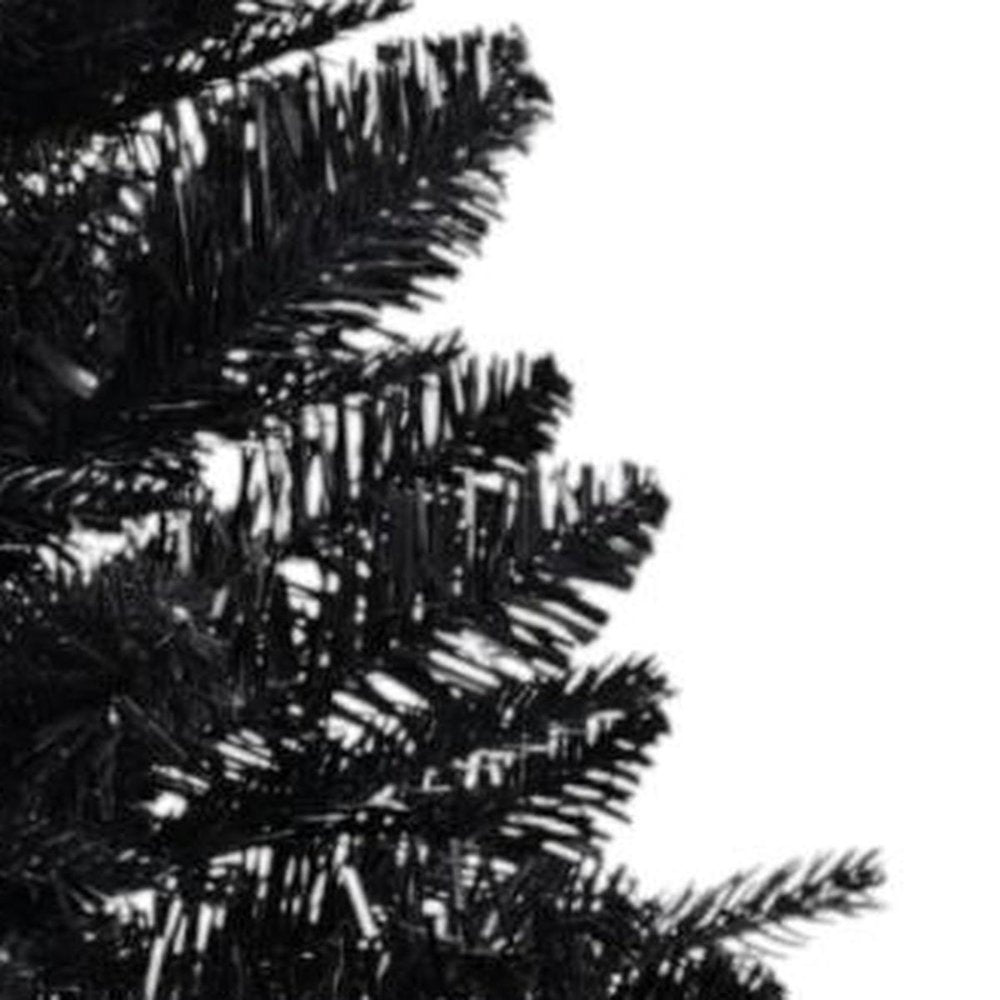 2' Black Full Fir Christmas Tree HomeRoots