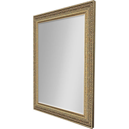 44" X 32" Gold Ornate Framed Accent Mirror HomeRoots
