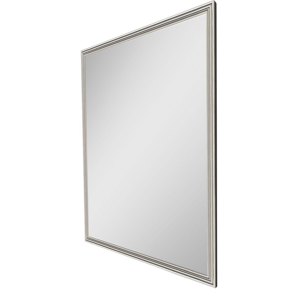 38" X 26" Silver Wood Framed Accent Mirror — view 2