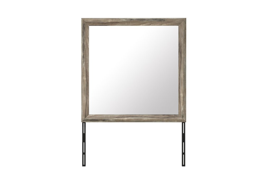 39" X 39" Brown Wood Dresser Mount Framed