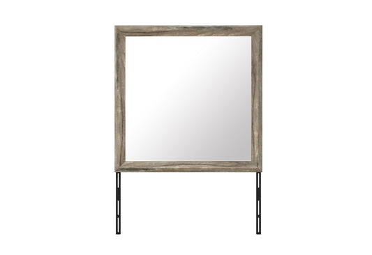 39" X 39" Brown Wood Dresser Mount Framed