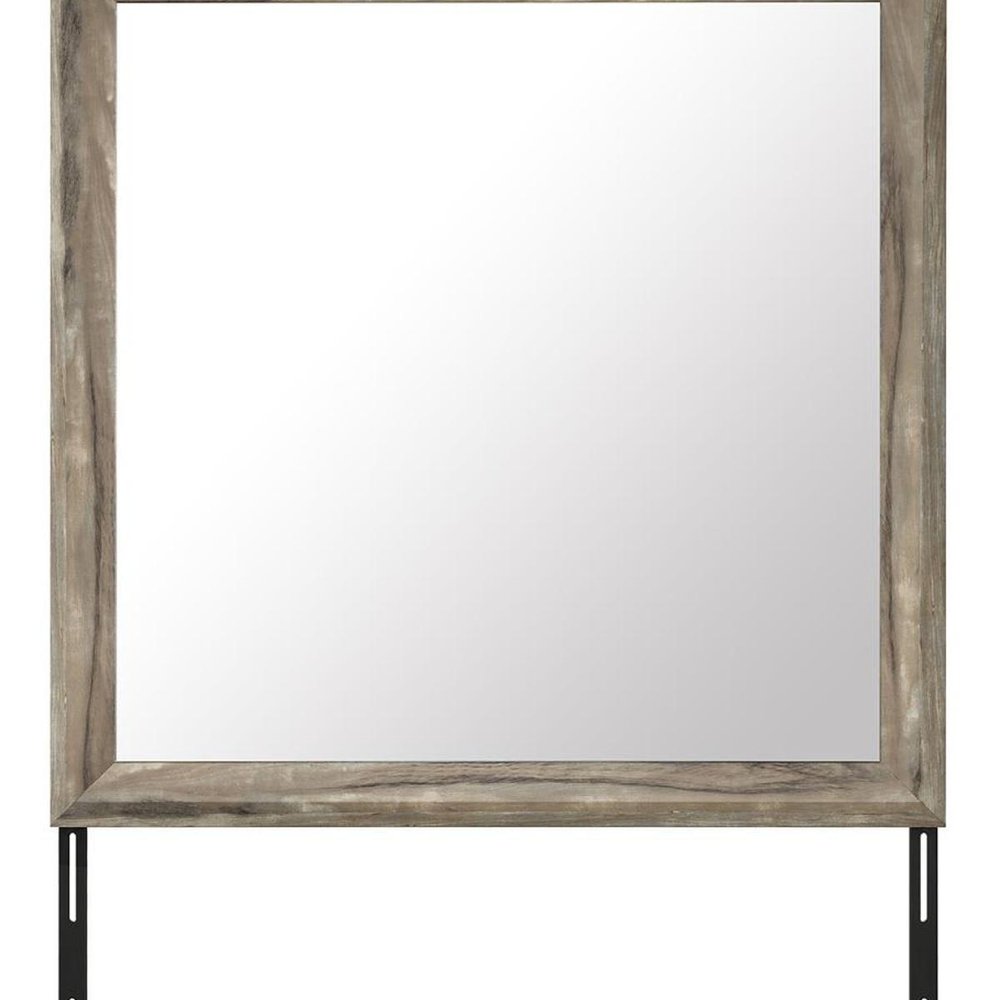 39" X 39" Brown Wood Dresser Mount Framed HomeRoots