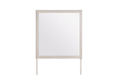 39" X 41" Beige Wood Dresser Mount Framed
