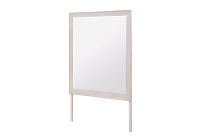 39" X 41" Beige Wood Dresser Mount Framed