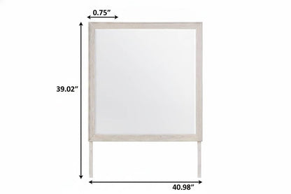 39" X 41" Beige Wood Dresser Mount Framed HomeRoots
