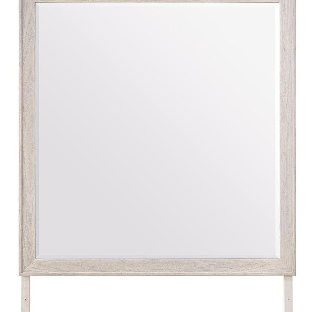 39" X 41" Beige Wood Dresser Mount Framed HomeRoots