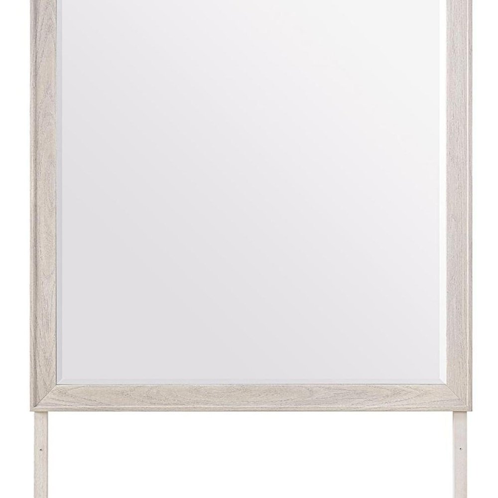 39" X 41" Beige Wood Dresser Mount Framed HomeRoots