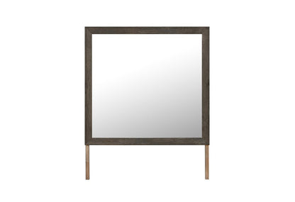 39" X 41" Dark Brown Wood Dresser Mount Framed HomeRoots