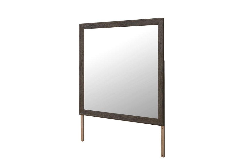 39" X 41" Dark Brown Wood Dresser Mount Framed HomeRoots