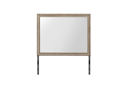 46" X 37" Natural Wood Dresser Mount Framed