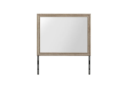 46" X 37" Natural Wood Dresser Mount Framed HomeRoots