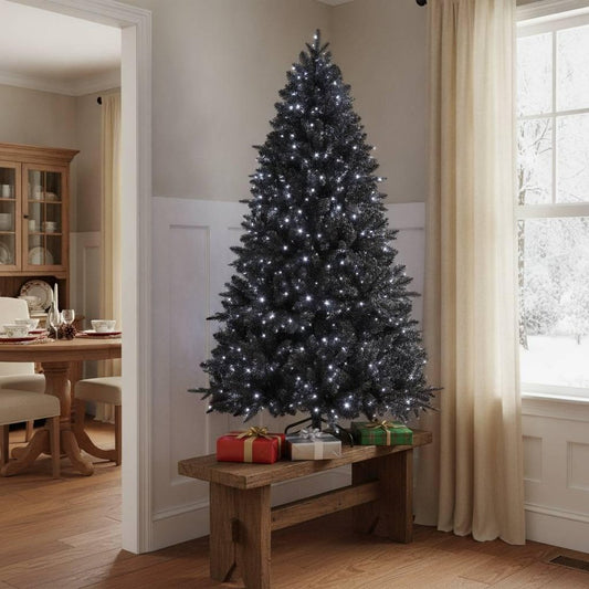4' Black Full Fir Christmas Tree HomeRoots