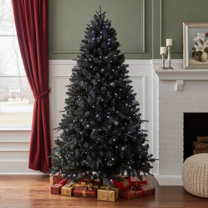 4' Black Full Fir Christmas Tree HomeRoots