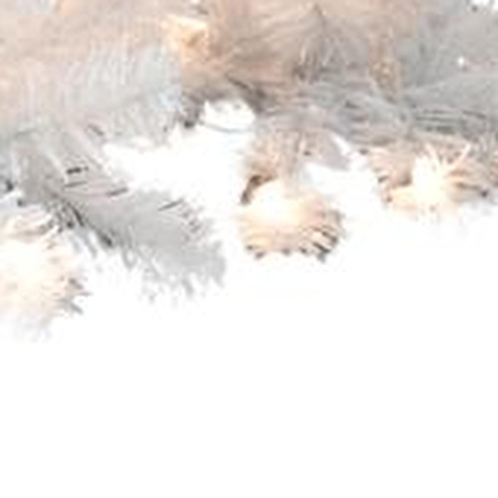 6' Snow Full Flocked Fir Christmas Tree — view 9