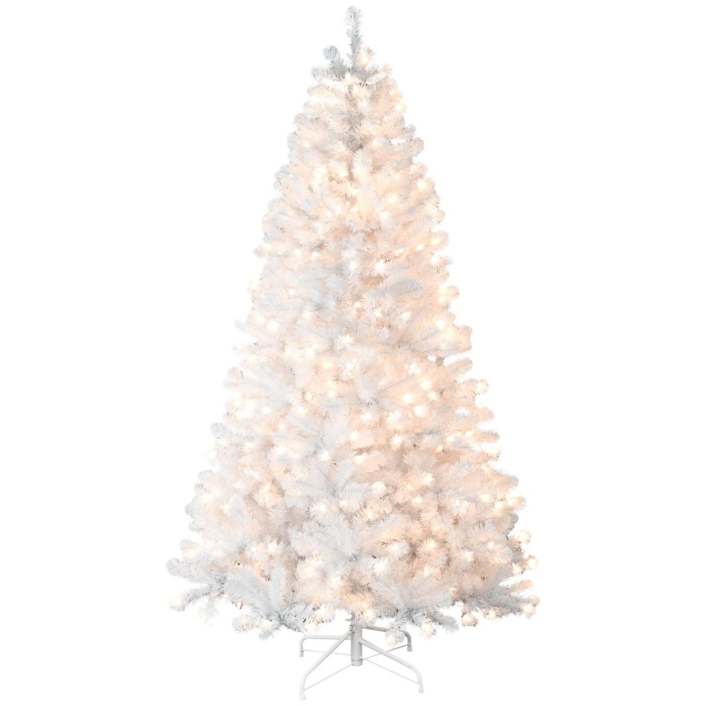 6' Snow Full Flocked Fir Christmas Tree — view 10