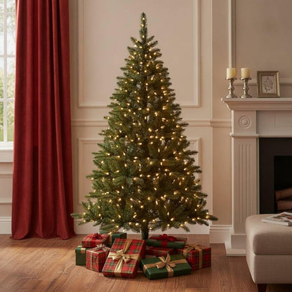 7' Full Fir Christmas Tree HomeRoots
