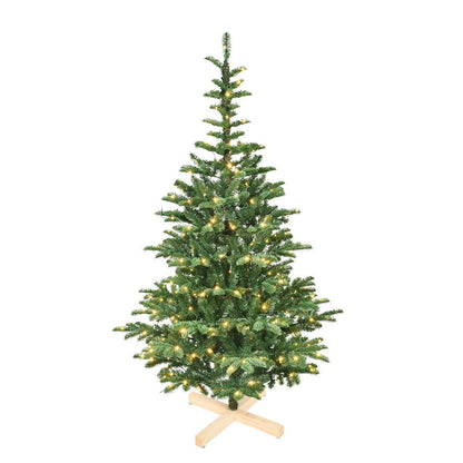 7' Sparse Fir Christmas Tree With Tree Stand