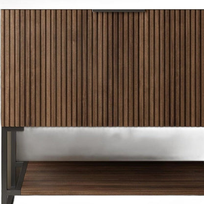 30" Brown Wood Bathroom Vanity HomeRoots