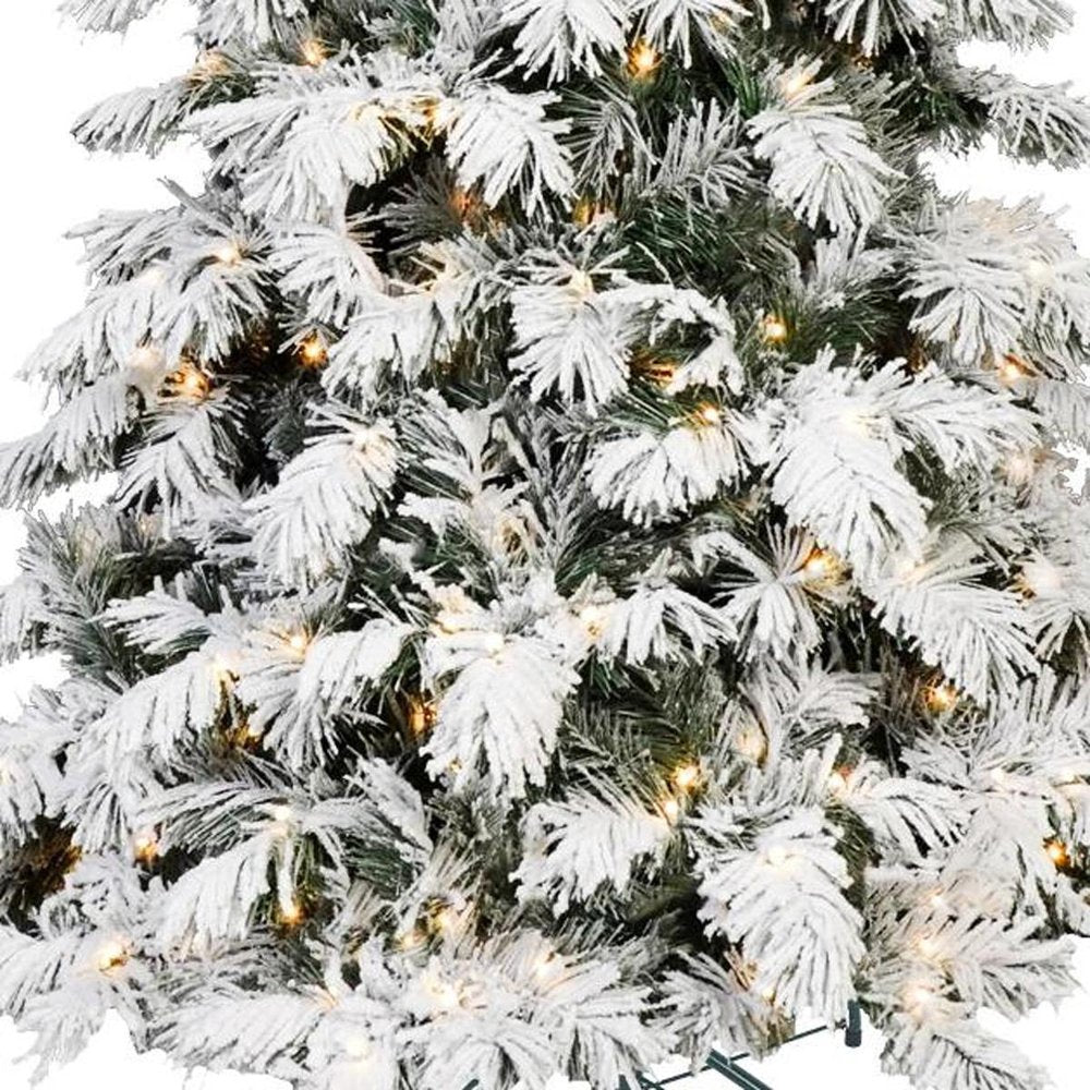 5' Snow Full Flocked Fir Christmas Tree — view 6