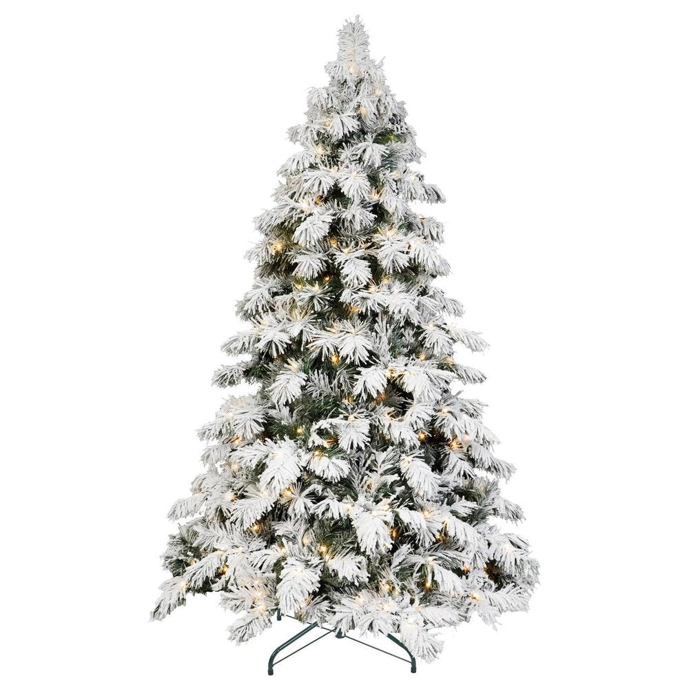 5' Snow Full Flocked Fir Christmas Tree